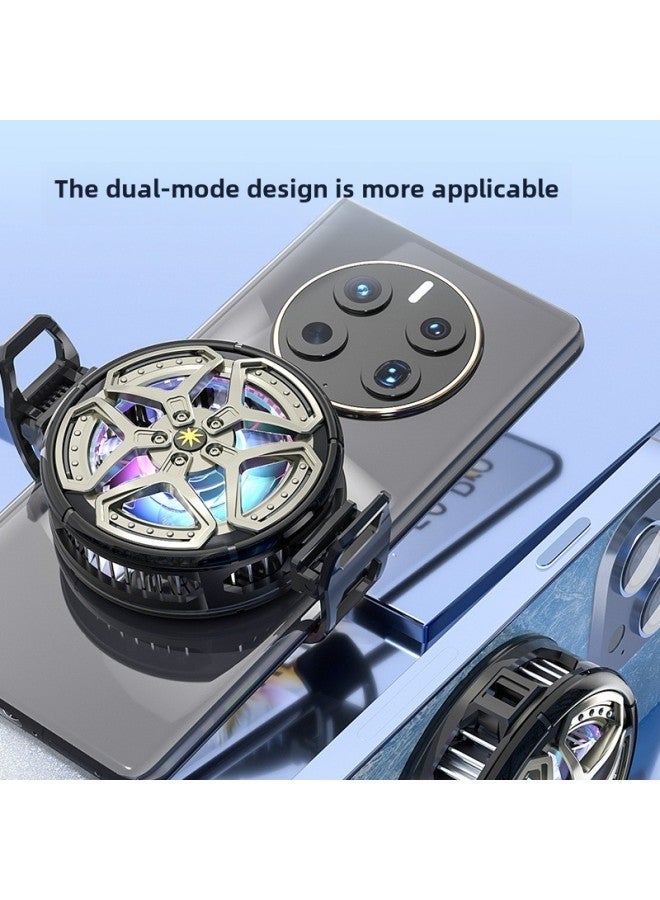 2025 JS40 Mobile Phone Radiator JS80/JS81 Ice Magnetic Semiconductor Refrigeration Cooling Heat Dissipation Back Clip-Color:Js80 Freezing Style + Clip - Image 4